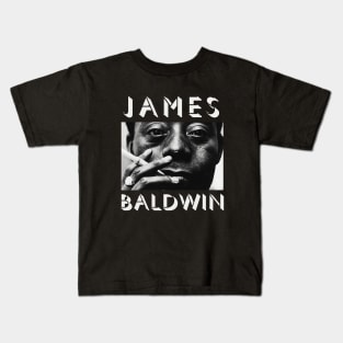 Copy of James Baldwin portrait Kids T-Shirt